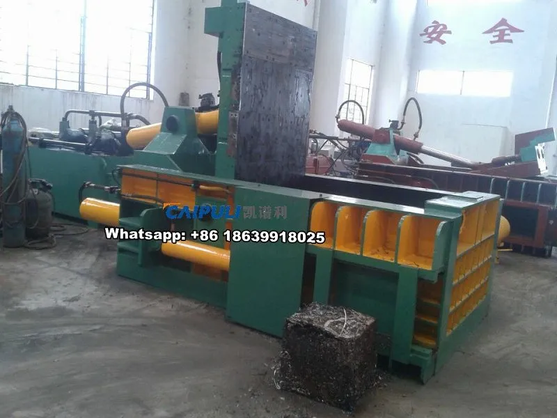 Y81T-160 푸시아웃 유압 고철 포장기